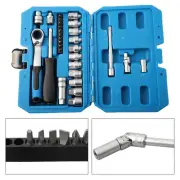 29pcs Ratchet Socket Wrench Kit For DIY Appliances Bicycles Automotive Repairs