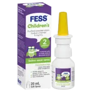 Fess Children's Saline Nasal Spray 2 Years+ 20mL Relieve Blocked Noses