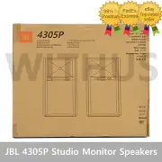 JBL 4305P Studio Monitor Powered Bookshelf Speakers - Walnut