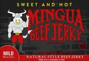 Mingua Sweet and Hot Beef Jerky 3.5oz [1-Bag]