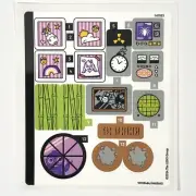 LEGO STICKER SHEET 75583 Minions And Gru's Family Mansion Despicable Me 4 Decals
