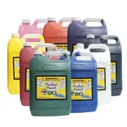 9 x 5L Washable Kids Poster Paint Free Pumps
