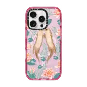 iPhone 16 Pro Impact Case MagSafe Compatible Otters Holding Hands by Papio Press