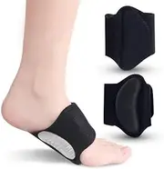 Foot Arch Supports Relief Plus with Gel Pads, ZANZER Adjustable Compression Fasciitis Cushioned Support Sleeves for Foot Care, Heel Spurs, Feet Pain Relief, Flat Feet，plantar fasciitis,Fallen Arches