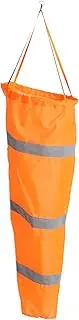 Airport Windsocks Wind Measurement Bag, Noctilucent Airport Aviation Waterproof Nylon Windsock with Reflective Belt Strips Outdoor Farm Wind Direction (Wadukud1hundge8ib-02)
