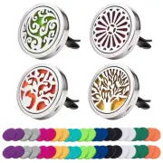 Car Diffuser Vent Clip 4 Pack, Car Aromatherapy Essential Oil Diffuser Vent C...