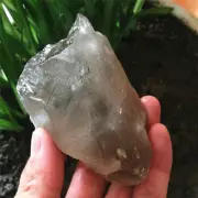 249g 90mm Unique Nirvana Quartz Natural Green Hair Rutilated Interference Quartz