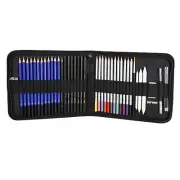 41 Pack Drawing Set Sketch Kit Sketching SuppliesGraphite and Charcoal Pencil...