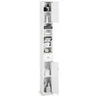 Slimline Storage Cabinet Laundry Hallway Cupboard Shelf Bathroom Stand Shelves