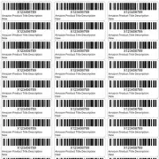 Custom Printed Amazon 30 Up Labels FBA FNSKU Barcode - WE PRINT FOR YOU