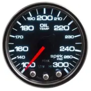 Auto Meter P32252 2-1/16" Oil Temperature Gauge - 300 Degree F, Stepper Motor
