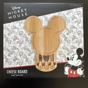 Disneys Mickey Mouse Cheese Board and Tool Set - New in Box