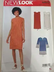 New Look Pattern N6619 Misses Tunic Dresses Sizes 10 12 14 16 18 20 22