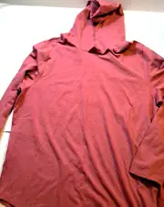 VRST Men’s Essential Hoodie Long Sleeve Shirt Deep Pink Size M Nwt