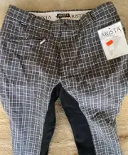 Arista Dressage leather Full Seat Breeches Womans sz 30 Tall,