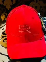 Vintage Spearmint Rhino Flex Fit Cap - Rare and Authentic Hat - Red
