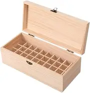 STARTIST Essential Oil Storage Rack Cosmetic Storage Organizer 40 Slots Large Capacity Tray Essential Oil Display Stand Wood for Hotel
