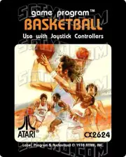 Atari 2600 Replacement Label - Basketball