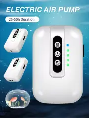 Outdoor Fish Tank Oxygen Pump Rechargeable Air Pump 2 Mode 2 Outlets Air Pump