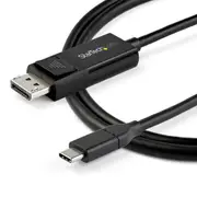StarTech.com CDP2DP142MBD 8K 60Hz - HBR3 - HDR - DSC USB-C to DisplayPort Cable - 2m (6ft) DP 1.4 - Bidirectional DP to USB-C or USB-C to DP - Thunderbolt 3 Compatible [CDP2DP142MBD]