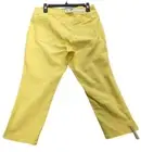 White Mark Plus Size Capri Jeans Size 16 Yellow P490