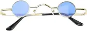 [OATIPHO] Vintage Sunglasses Circle Men Fashion Glasses Women Shades Retro Frame Round Sunglasses Round Glasses for Women Micheal Eyewear Red Sunglasses for Women Men Sunglasses Metal Black