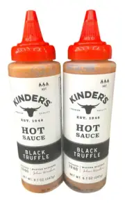 Kinder’s Black Truffle Hot Sauce 8.7oz - 2 Pack - Free Shipping