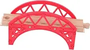 Train Track Set Accessory Model Educational Toy Arch Bridge for Boys and Girls' Train Set