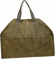 1pc Log Carrier Canvas Firewood Holder Tote Outdoor Firewood Carrier Bag for Storing Logs Twigs and Branches Capacity Convenient Design for Camping and Backyard Use