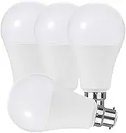B22 LED Lights Bulbs 15W A65 Bayonet 150W Equivalent Warm/Cold White 2700K Super Bright 2500Lm Energy Saving Light Bulb 4pack