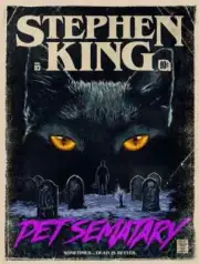 Pet Sematary Stephen King Horror Movie Cats Giclee Art Print 18x24 NEW