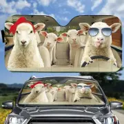 Sheep Car Sunshade, Sheep Auto Sunshade, Sheep Car Windshield, Sheep Lo