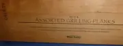 New Set/4 ASSORTED GRILLING PLANKS: Alder, Cherry, Hickory & Maple, World Market