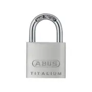 ABUS Mechanical 64TI/30mm TITALIUM™ Padlock Keyed Alike KA6312 ABUKA56189