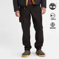 在飛比找PChome24h購物優惠-Timberland 男款黑色防潑水工裝寬褲|A6JKW00