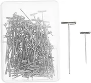 COHEALI 150Pcs Stainless Steel Wig Pins Convenient Blocking Needles for Wig Making Modelling and Knitting with Storage Box