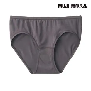 【MUJI 無印良品】女柔滑低腰短版內褲(共8色)