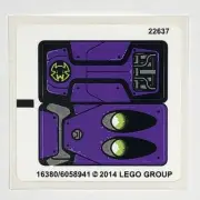 LEGO STICKER SHEET 70128 Braptor's Wing Striker Legends of Chima Decals Stickers