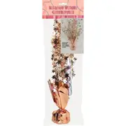 Foil Balloon Weight & Number Stickers - Rose Gold