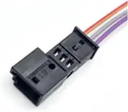 BIZOCA 3-pin car Stereo Connector Wiring Harness Speaker Plug Compatibility 1-96870-1 1C0973119B(3P Male,20 Pcs)
