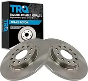 TRQ Rear Disc Brake Rotor LH RH Kit Pair Set of 2 for Jeep Chrysler
