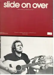 GORDON LIGHTFOOT SLIDE ON OVER SHEET MUSIC PIANO/VOCAL/GUITAR/CHORDS NEW 1975