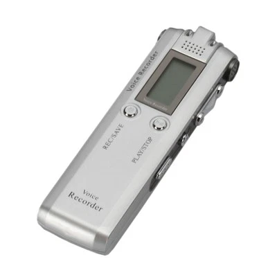 O-Hnsat DVR-126 8GB USB Flash Digital Voice Recorder with MP3 Function Silver