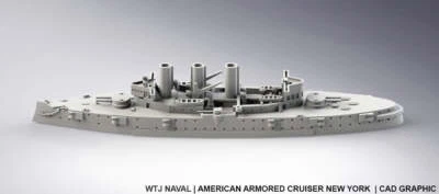 New York - US Navy - Pre Dreadnought Era - Wargaming - Axis and Allies - Naval M