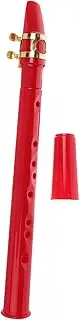 LRXIYODE Red Mini Saxophone Pocket Sax Portable Musical Instrument Compact Design for Easy Use