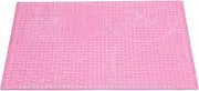 Respicefinem Self Healing Cutting Mat 45x30cm Pink Three Layer Double Sided Scale Hand Carved Craft Pad Ideal for Scrapbooking Quilting Sewing and Various Arts and Crafts Projects