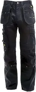 [DEWALT] Protradesman Men's Loose Fit, Holster Pocket, Cottonpoly Stretch Work Pants