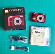 *NEW* NIKON Coolpix L25 10.1MP Digital Camera Red Vintage Y2K 2000s
