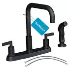 Kitchen Faucet, Matte Black Kitchen Sink Faucet