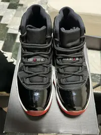 在飛比找Yahoo!奇摩拍賣優惠-NIKE air Jordan11 Retro 黑紅 bre